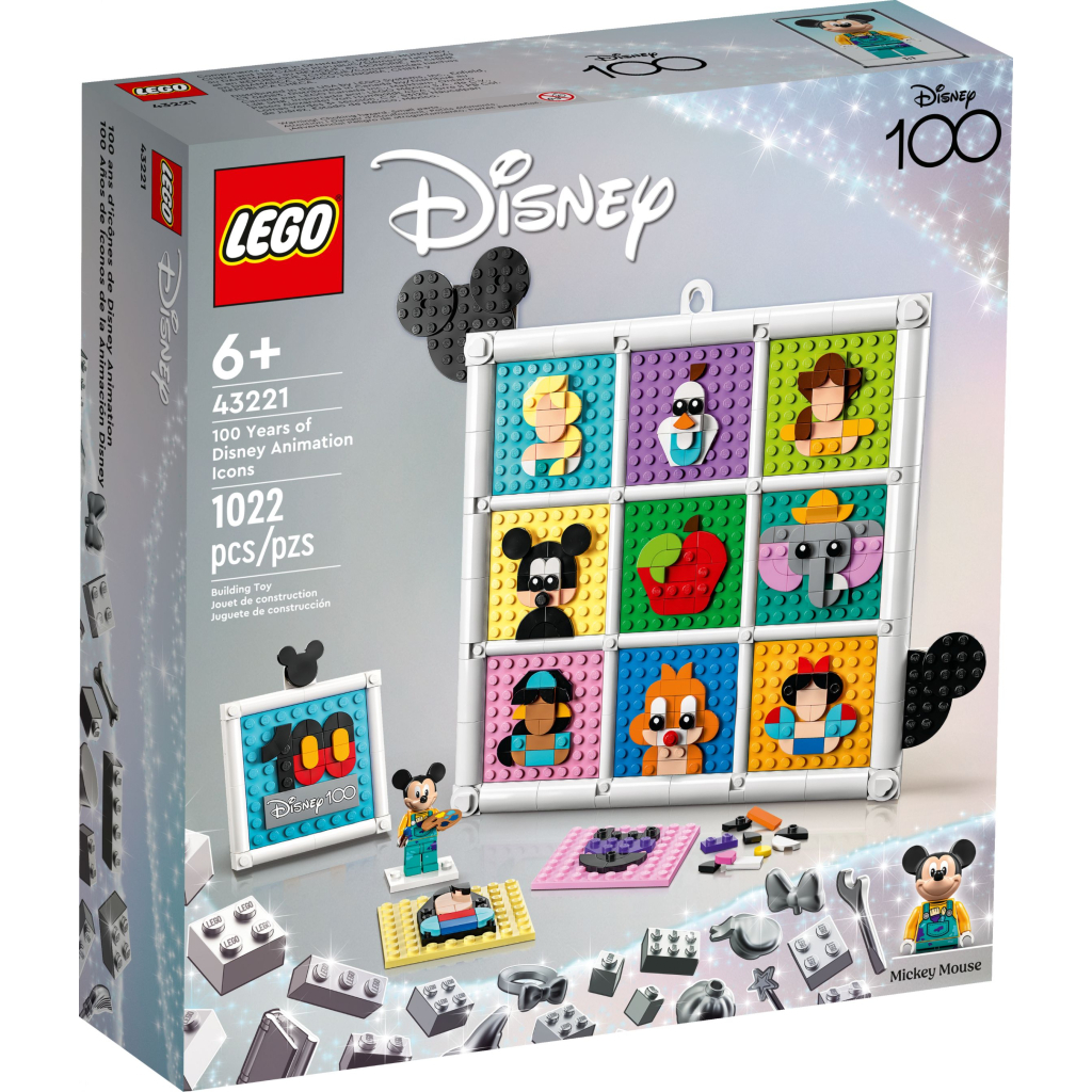 Конструктор LEGO Disney 100-та річниця мультиплікації Disney 1022 деталей (43221) - зображення 1