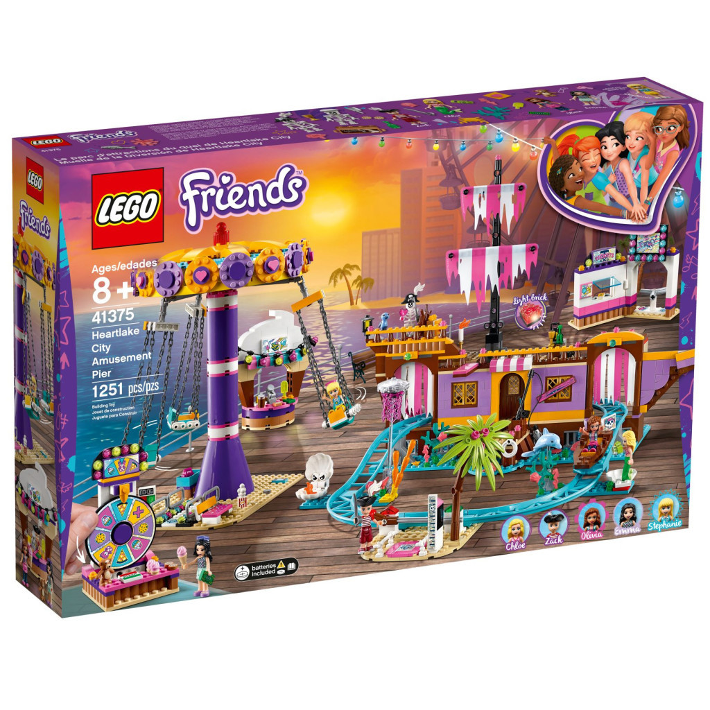 Конструктор LEGO Friends Парк розваг на набережній 1251 деталь (41375) - зображення 1