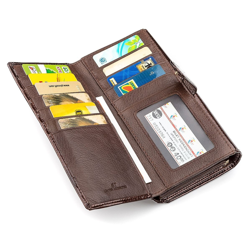 Гаманець ST Leather Коричневий (18431) - зображення 5