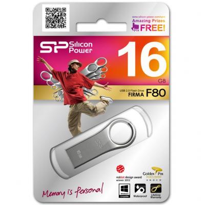 USB флеш накопичувач Silicon Power 16GB Firma F80 USB 2.0 (SP016GBUF2F80V1S) - зображення 4