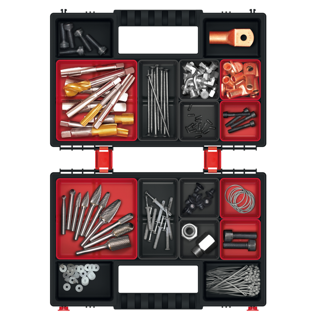 Ящик для інструментів Kistenberg органайзер 11", 287*186*100, NORB DUO, KNOS302010B (KNOS302010B) - зображення 3