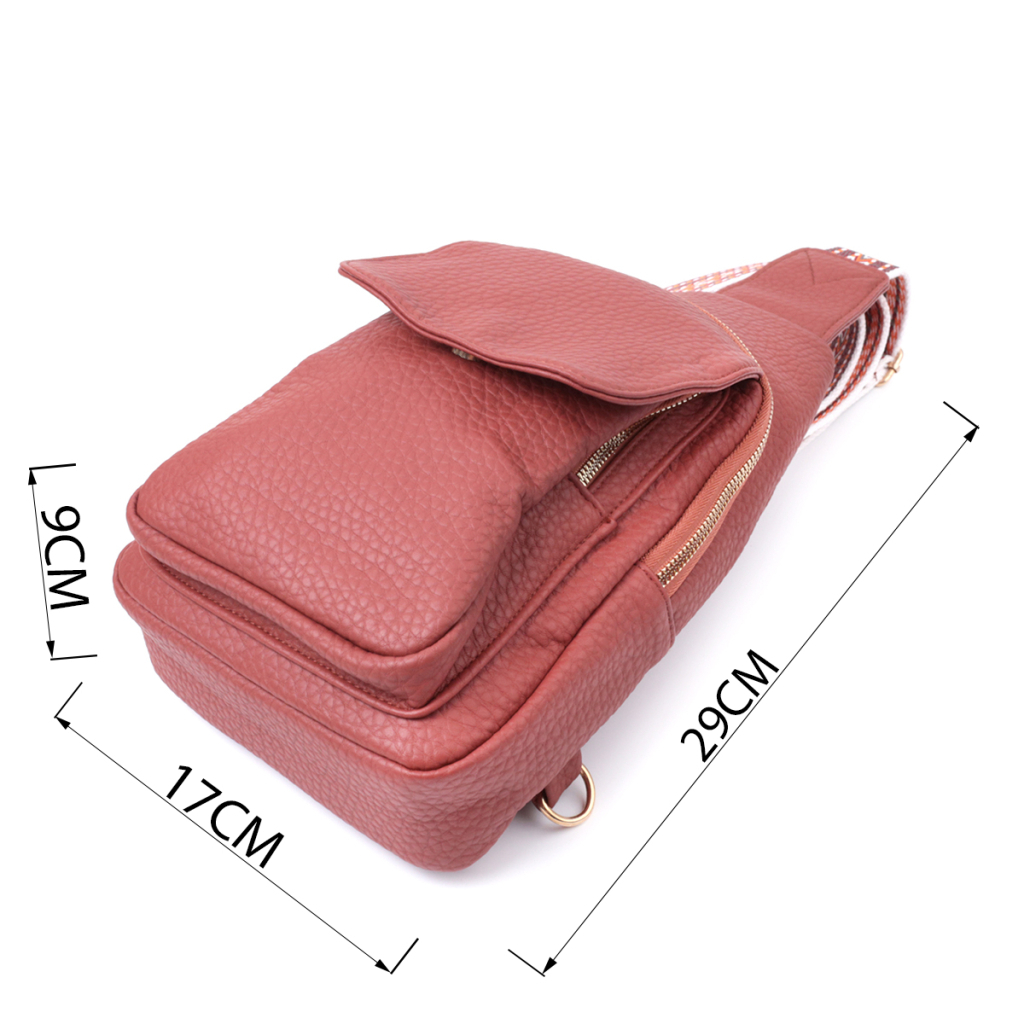 Сумка Vintage З екошкіри Бордова (22762) - зображення 3