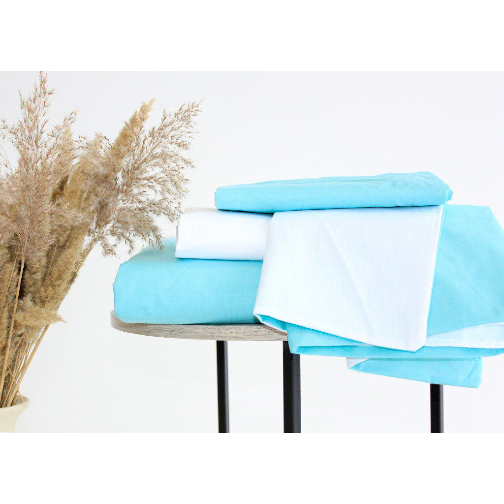 Постільна білизна MirSon Ranforce Elite White-mint (11-2107 + 11-2208) 2х160х220 (2200004735016) - зображення 8