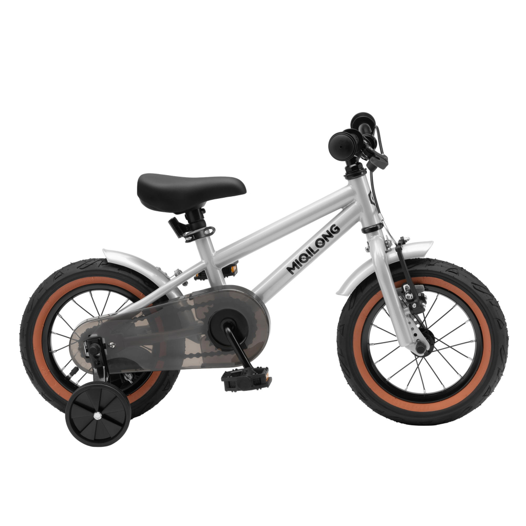 Дитячий велосипед Miqilong ST 12" сріблий (RBB-ST12-SILVER) - зображення 4