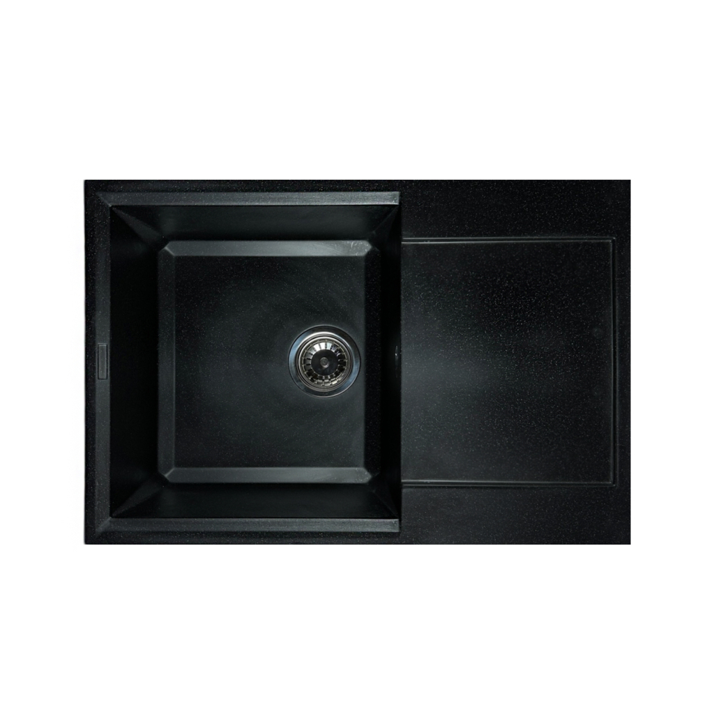 Мийка кухонна Adamant Horizon Medium чорний + змішувач (4824296104403) - зображення 3