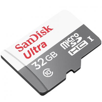 Карта пам'яті SanDisk 32GB Miсro-SDHC Class 10 UHS-I Ultra (SDSQUNS-032G-GN3MN) - зображення 2