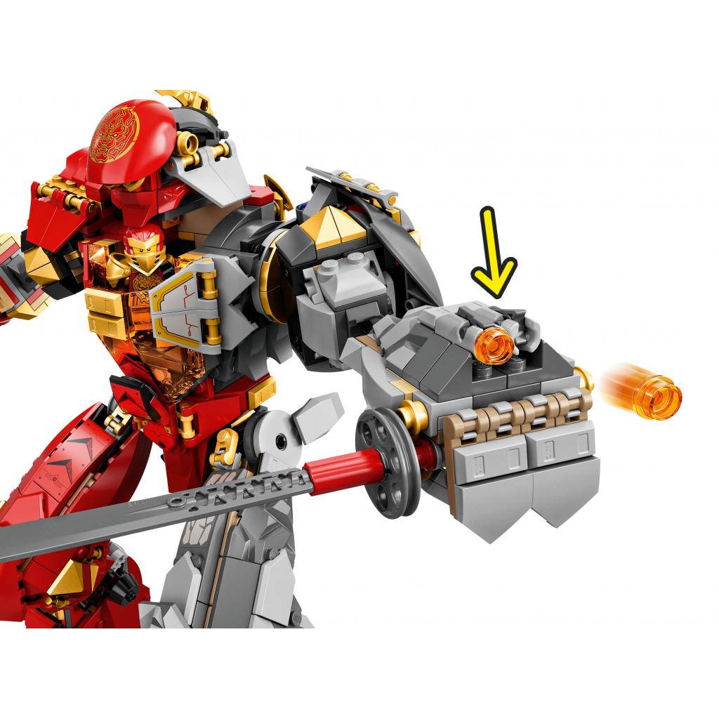 Конструктор LEGO Ninjago Кам'яний робот вогню 968 деталей (71720) - зображення 5