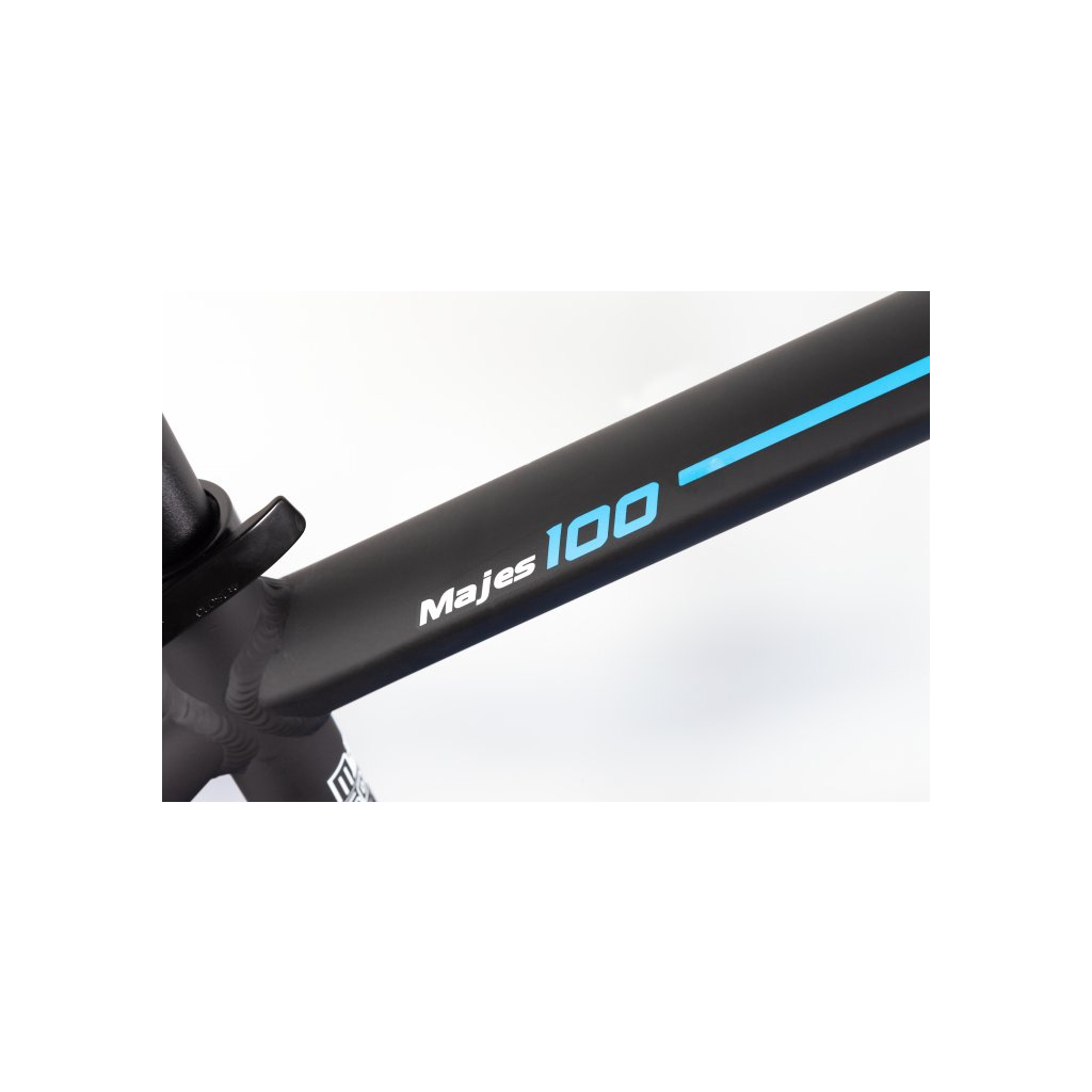 Велосипед Trinx Majes100 Elite 27.5" рама-16" Matt-Black-White-Blue (Maj100Elite.16MBWB) - изображение 2