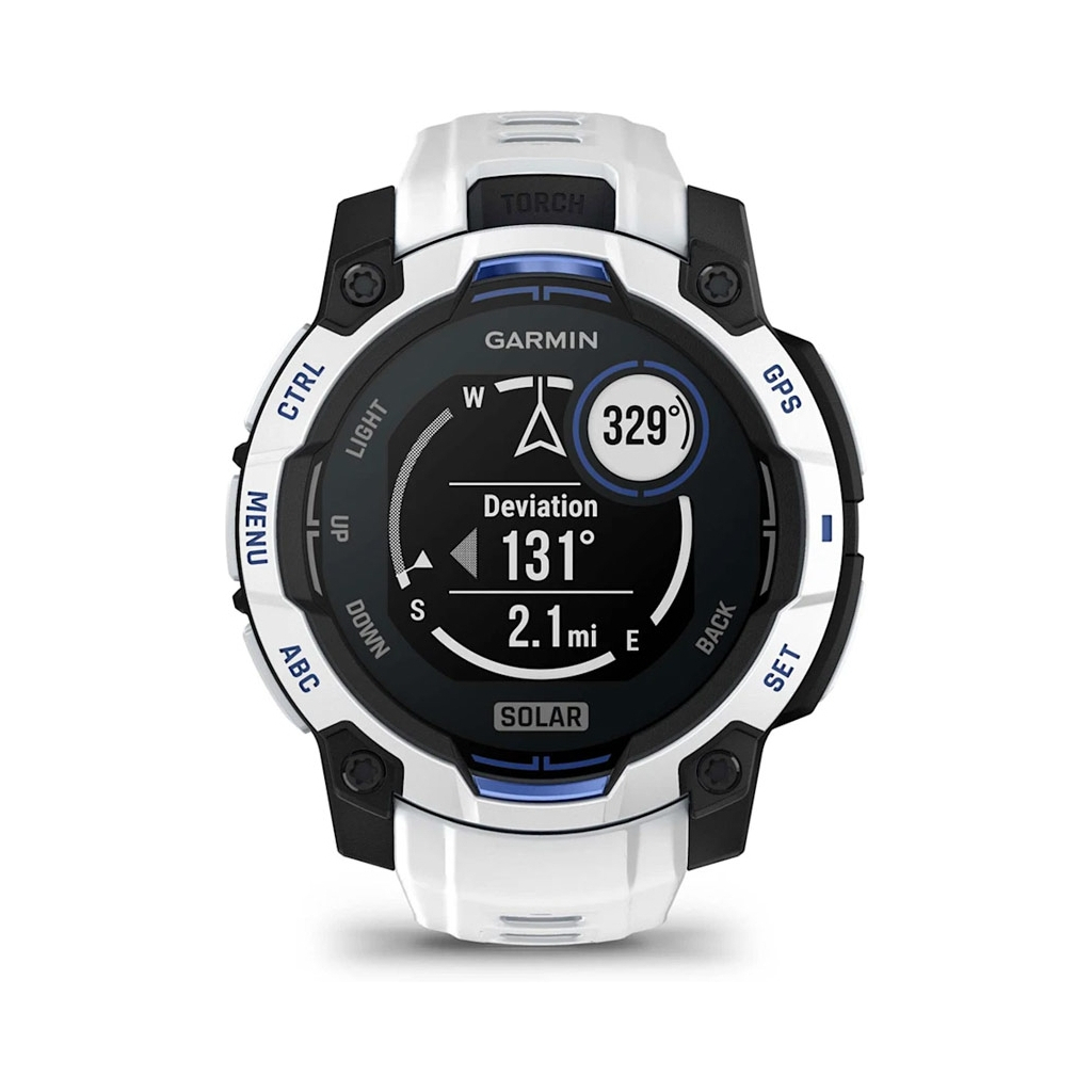 Смарт-годинник Garmin Instinct 3, 45mm, Solar, Whitestone with Whitestone Band, GPS смарт-годинник (010-02934-03) - изображение 10