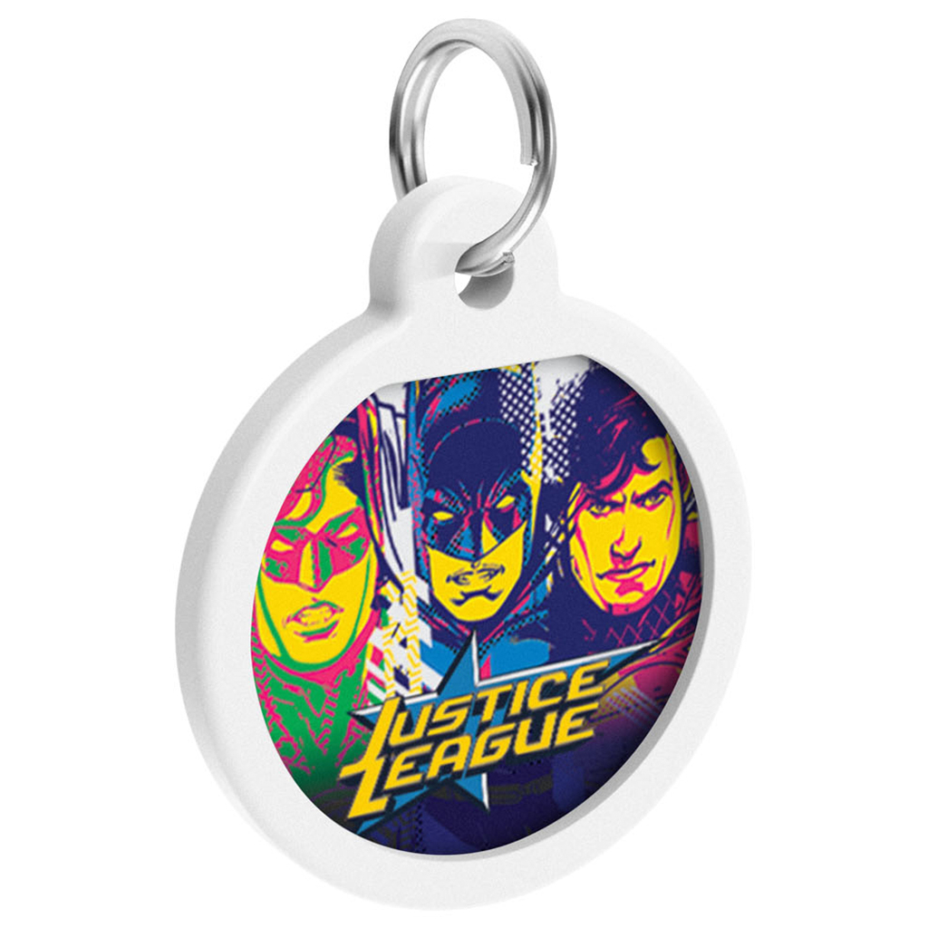 Адресник для тварин WAUDOG Smart ID з QR паспортом "Ліга Справедливості" коло 25 мм (0625-1015ru-eng) - изображение 2