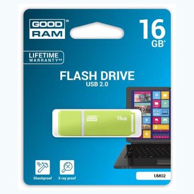USB флеш накопичувач Goodram 16GB UMO2 Green USB 2.0 (UMO2-0160G0R11) - зображення 5