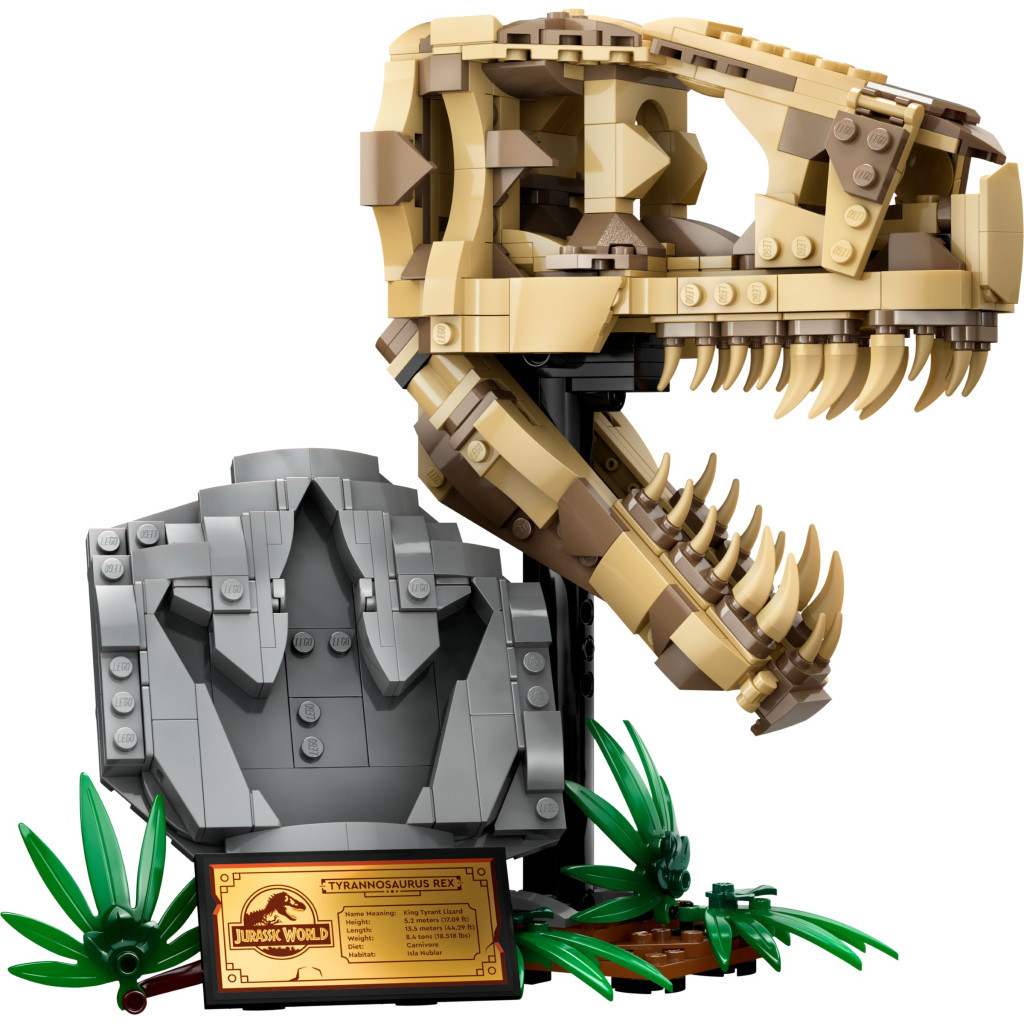 Конструктор LEGO Jurassic World Скамʼянілості динозаврів: череп тиранозавра 577 деталей (76964) - зображення 2