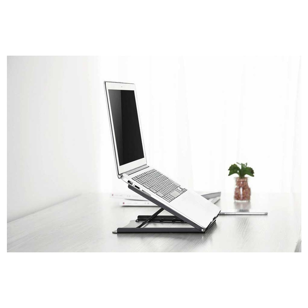 Підставка до ноутбука Digitus Mobile laptop stand, до 15", black (DA-90368) - зображення 2