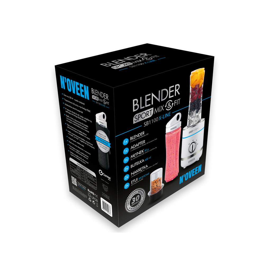 Блендер Noveen SB1100 Xline white - зображення 8