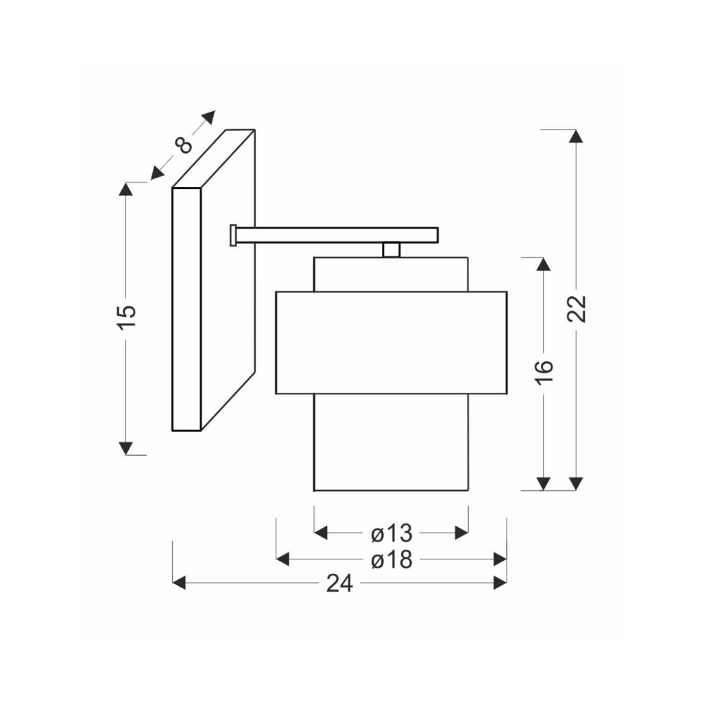 Бра Candellux 21-09470 Spiega (21-09470) - зображення 9