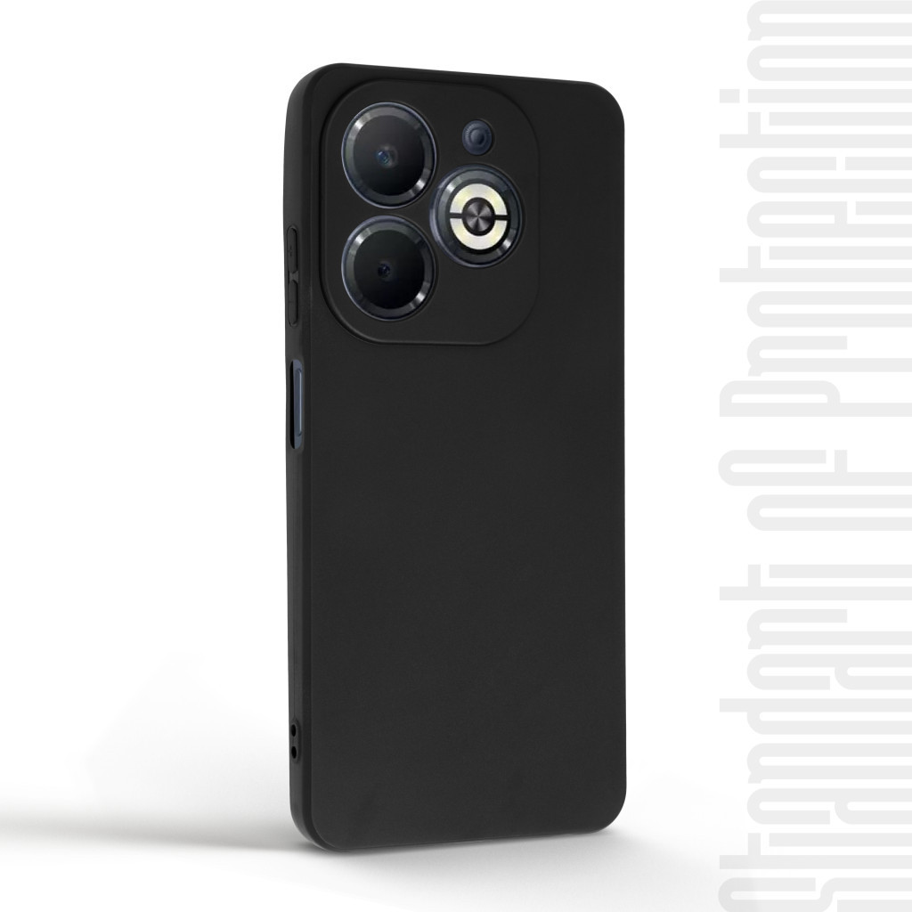 Чохол до мобільного телефона Armorstandart Matte Slim Fit Infinix Smart 8 Plus Camera cover Black (ARM73934) - зображення 2