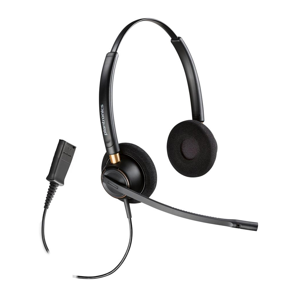 Навушники Poly EncorePro 520 Quick Disconnect Black (783P7AA) - зображення 1