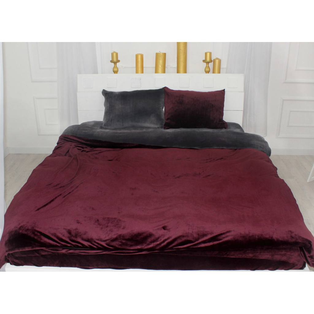 Постільна білизна MirSon Велюр Winter Frost 28-0005 + 28-0002 Azalea Velvet 2х160х220 (2200004006666) - зображення 1