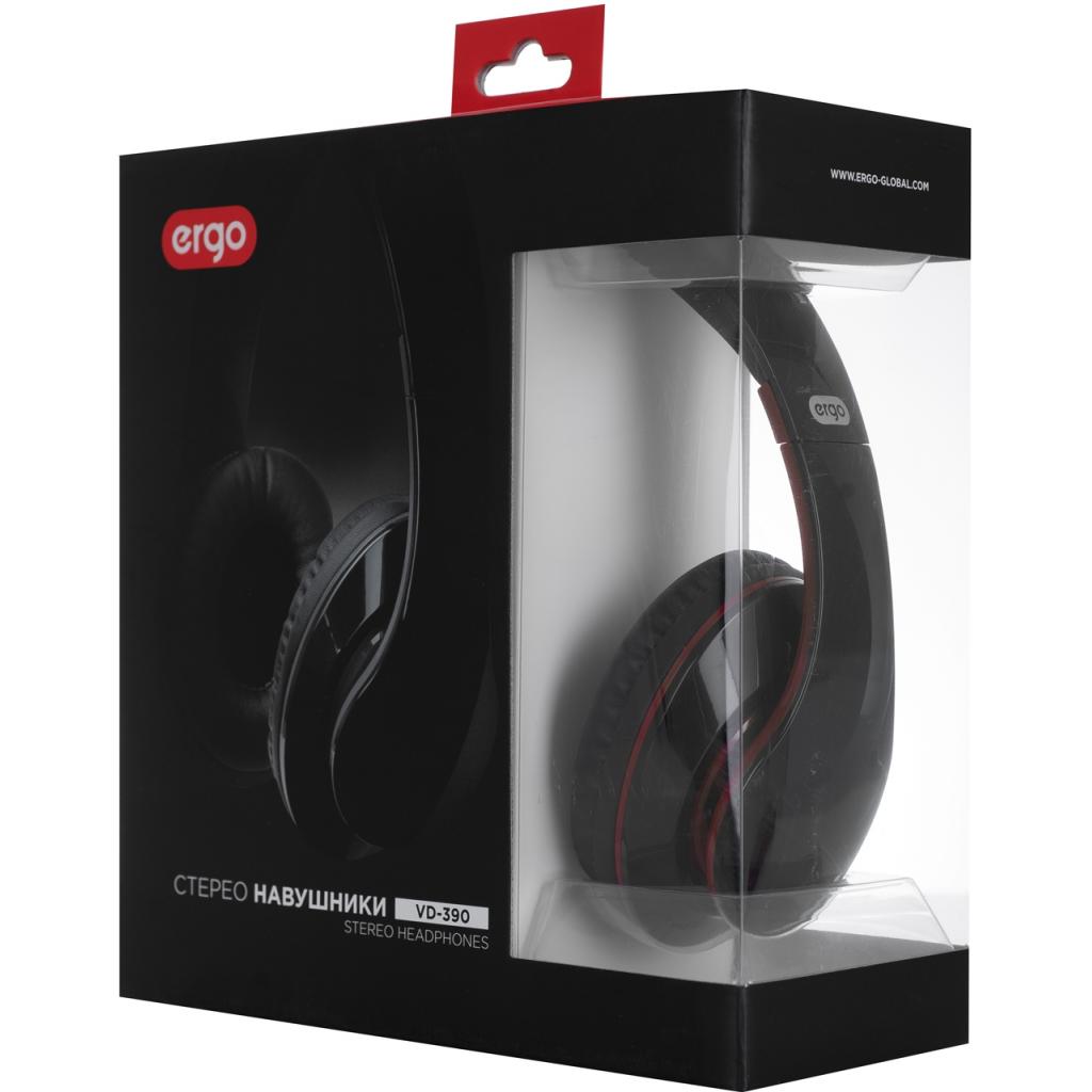Навушники Ergo VD-390 Red - зображення 4