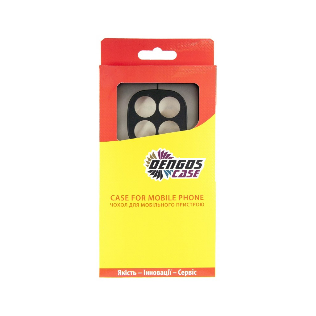 Чохол до мобільного телефона Dengos Kit Xiaomi Redmi Note 14 Pro case Matte + glass (Black) (DG-KM-128) - зображення 4