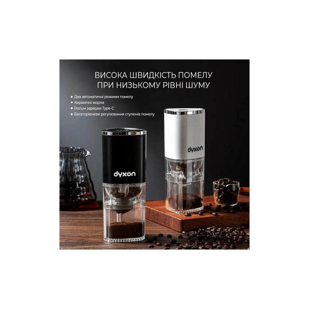 Кавомолка DYXON MEGAGRIND 155 White (DXNKMMGGD155W) - зображення 6