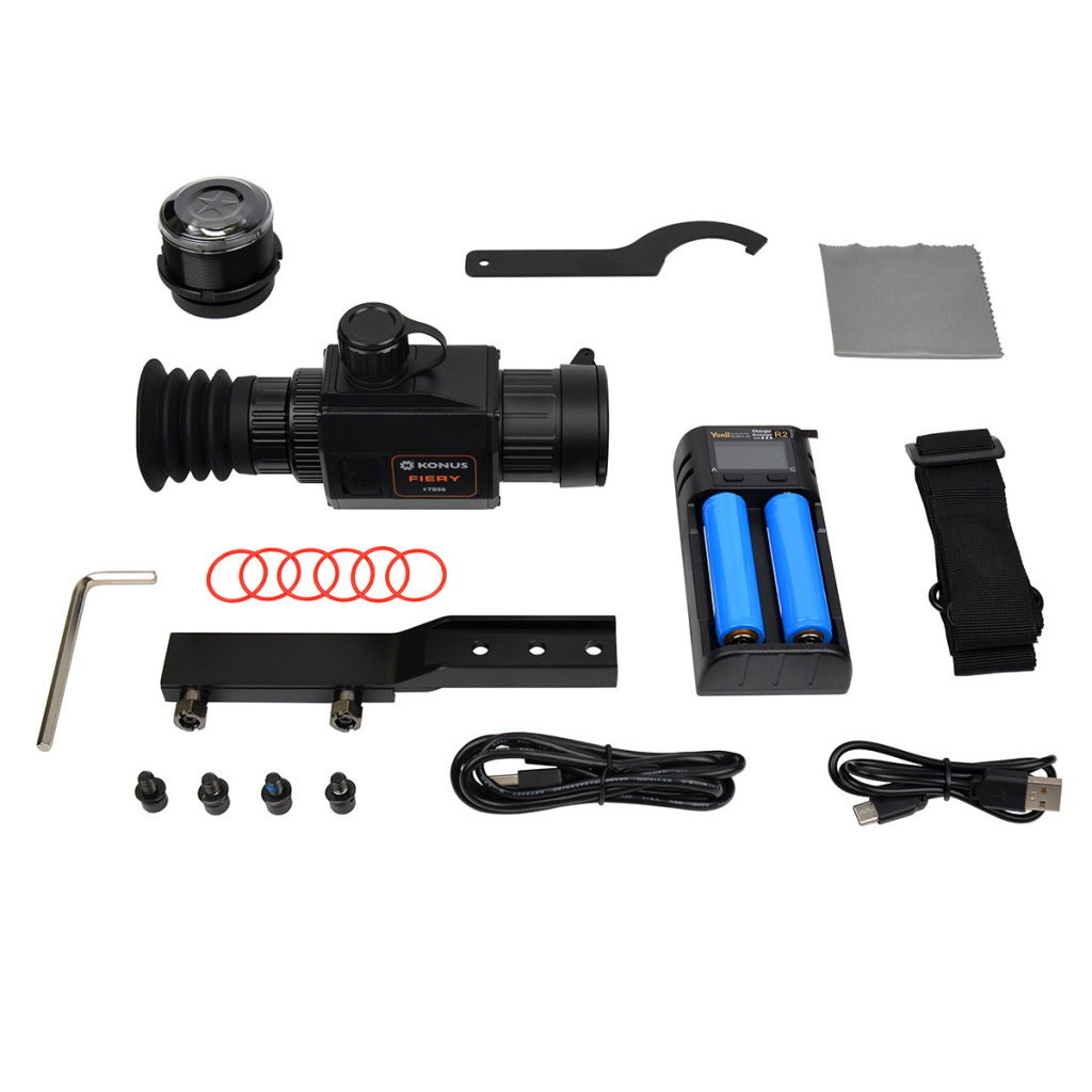 Монокуляр Konus Fiery Clip-ON 2.1x-16.8x 384x288 (7956) - зображення 11