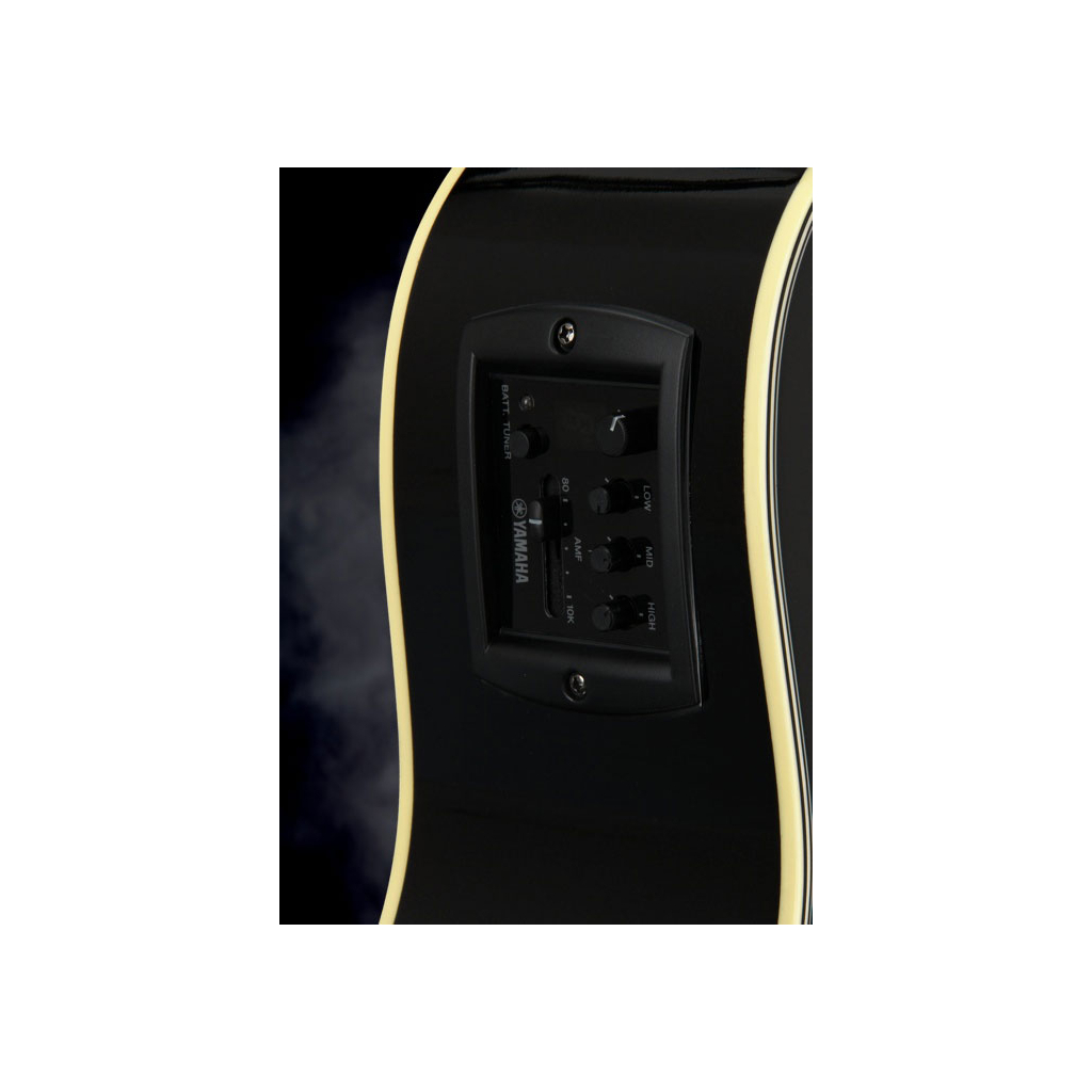 Гітара електроакустична Yamaha FGX820C Black - зображення 5
