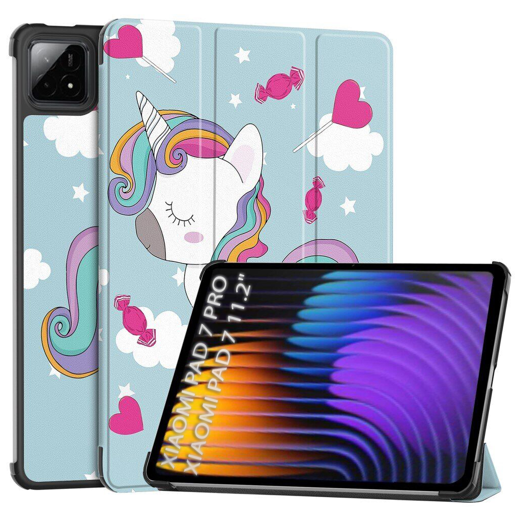 Чохол до планшета BeCover Smart Case Xiaomi Pad 7 / 7 Pro 11.2" Unicorn (712816) - зображення 1