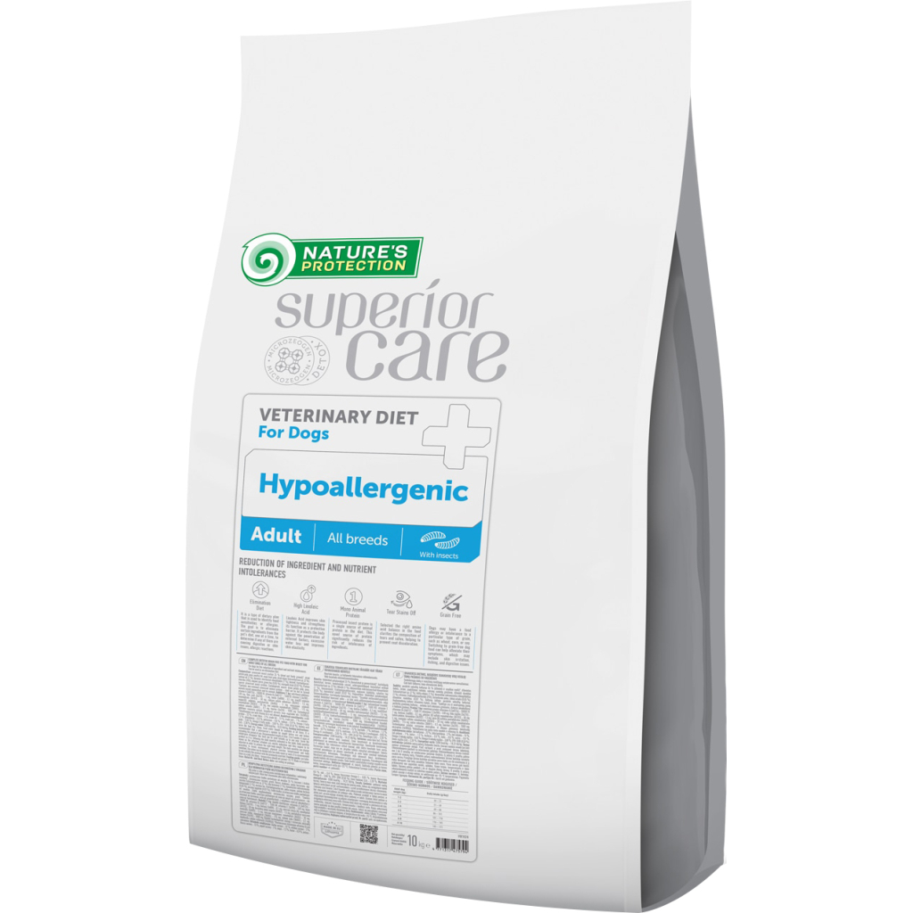 Сухий корм для собак Nature's Protection VD Hypoallergenic Insect Adult All Breed Dogs з білком комах 10 кг (NPSCVET47579) - зображення 1