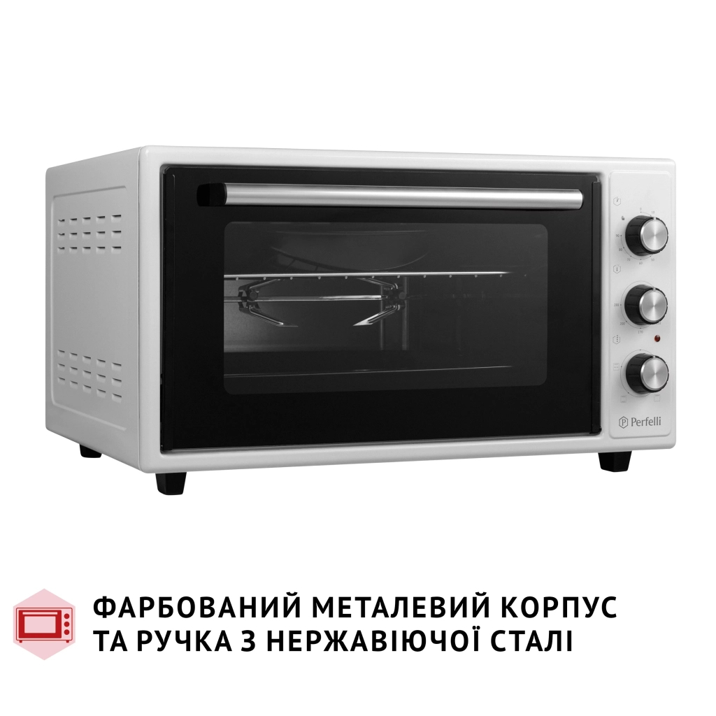 Електропіч Perfelli MIRAGE 48 WHITE - зображення 4