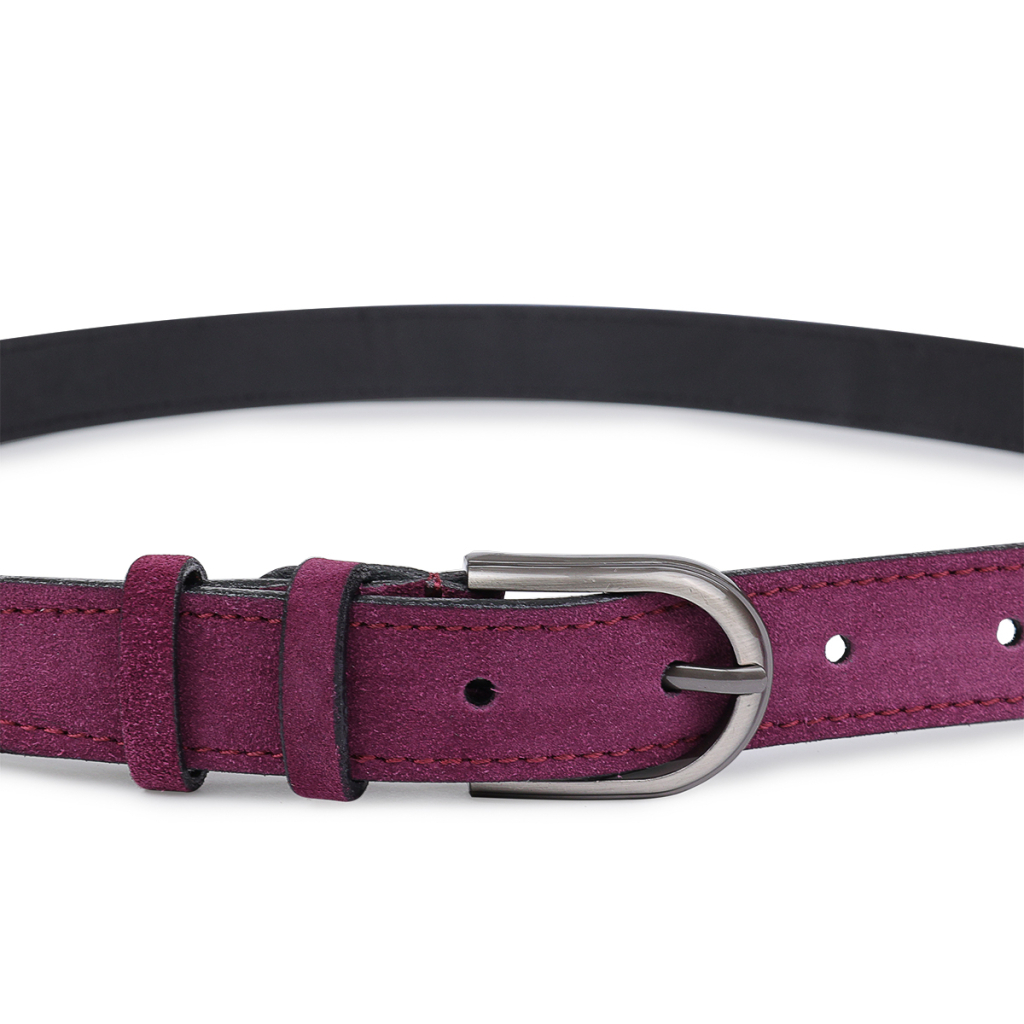 Ремінь Vintage Замшевий жіночий Фіолетовий (20801) - зображення 6