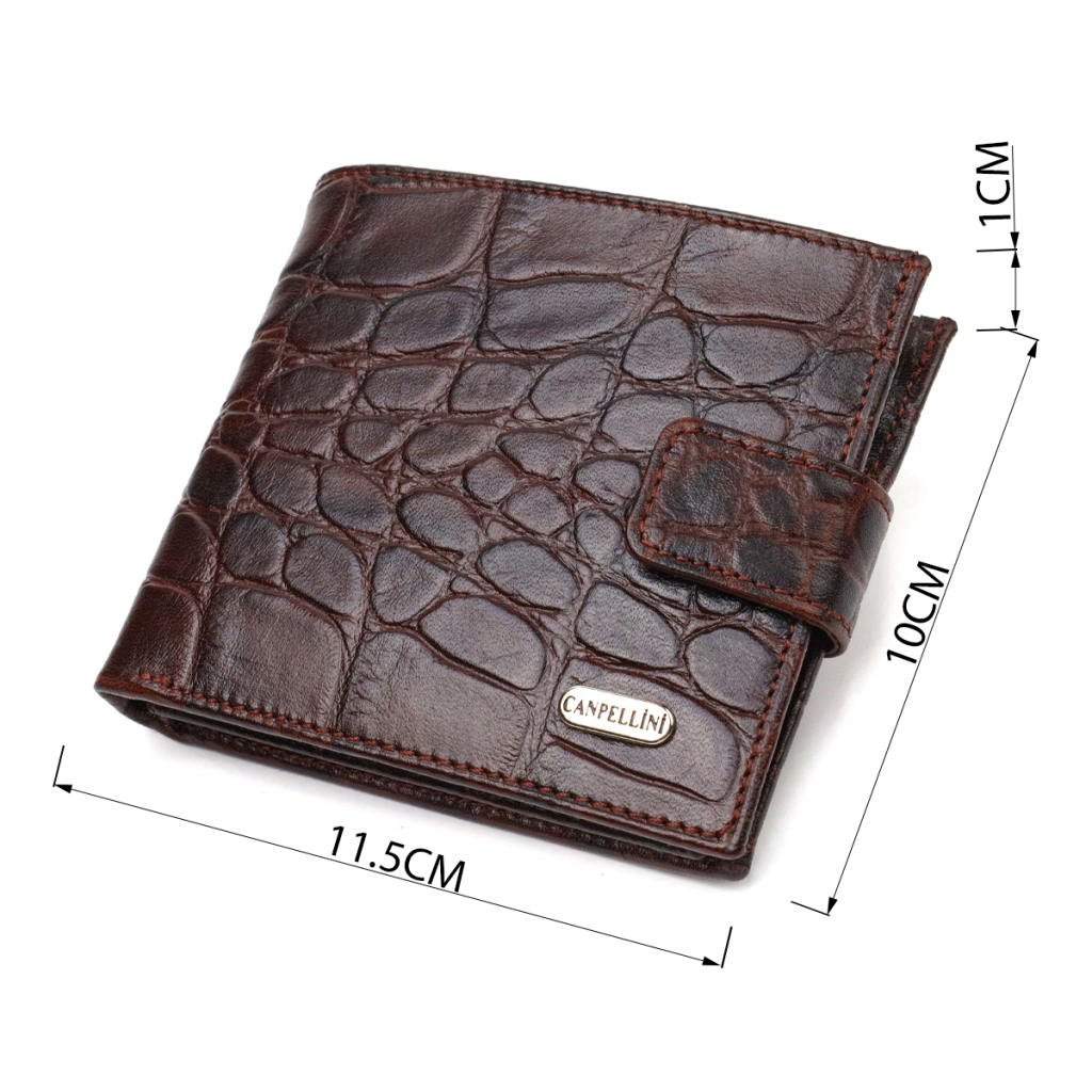 Гаманець Canpellini З натуральної шкіри Коричневий (21773) - зображення 3
