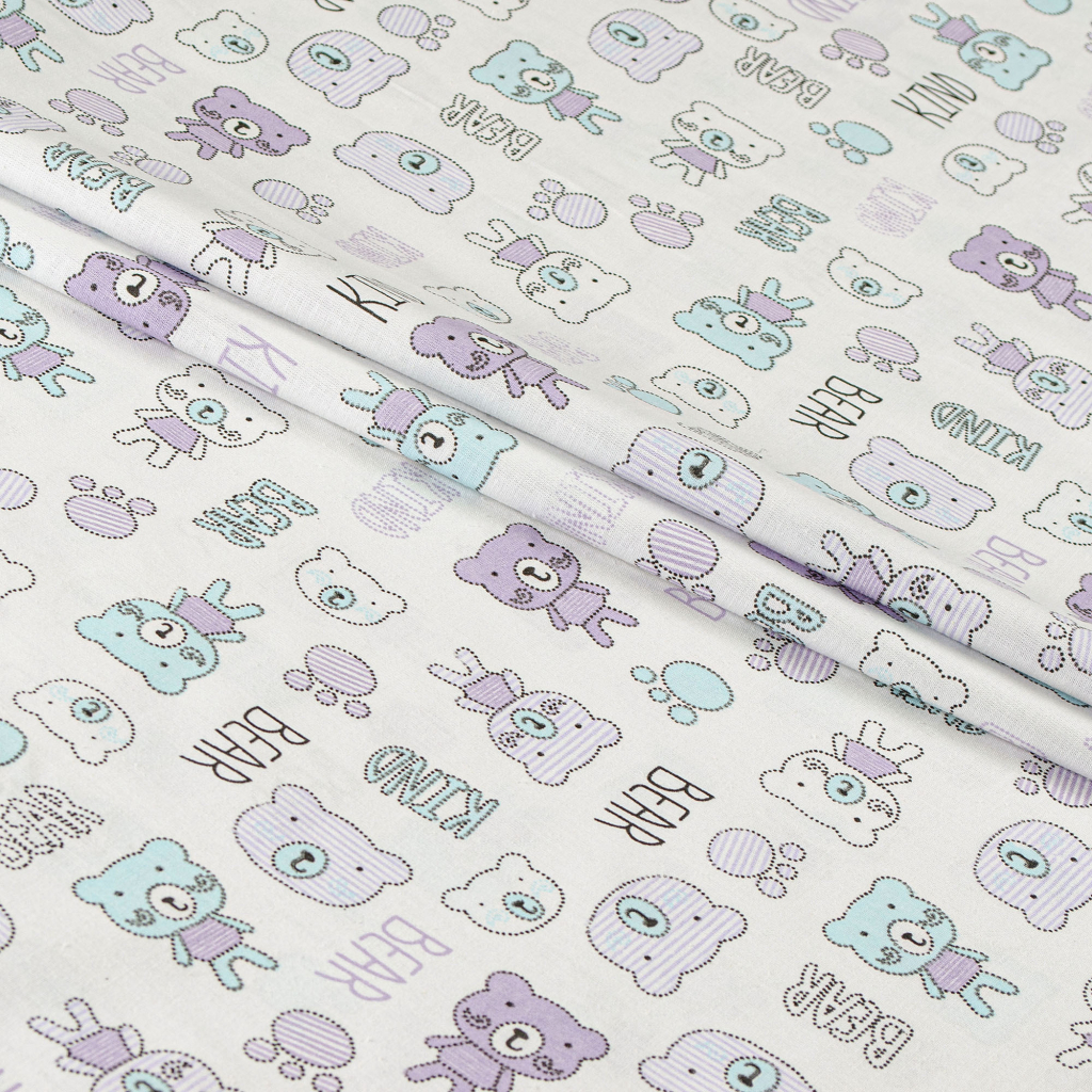 Дитячий постільний набір Home Line Тедді (бузково-бірюзовий) (181500) - зображення 2