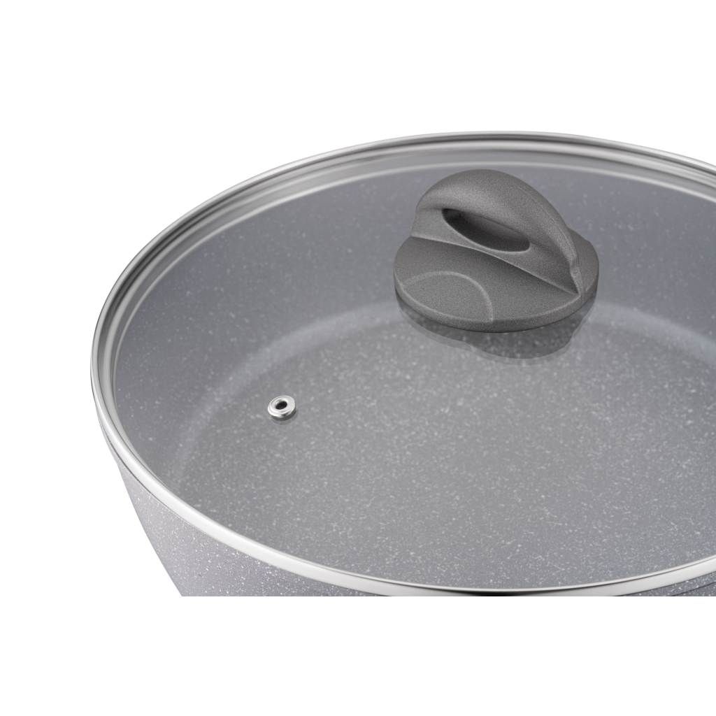 Сковорода Ardesto Gemini Gourmet Apulia з кришкою 28 см (AR2428GGL) - зображення 9