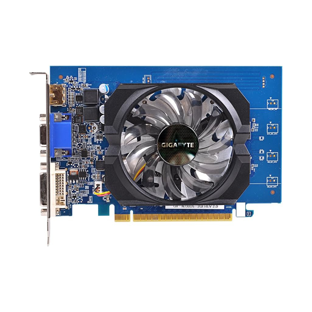 Відеокарта GeForce GT730 2048Mb GIGABYTE (GV-N730D3-2GI) - зображення 1