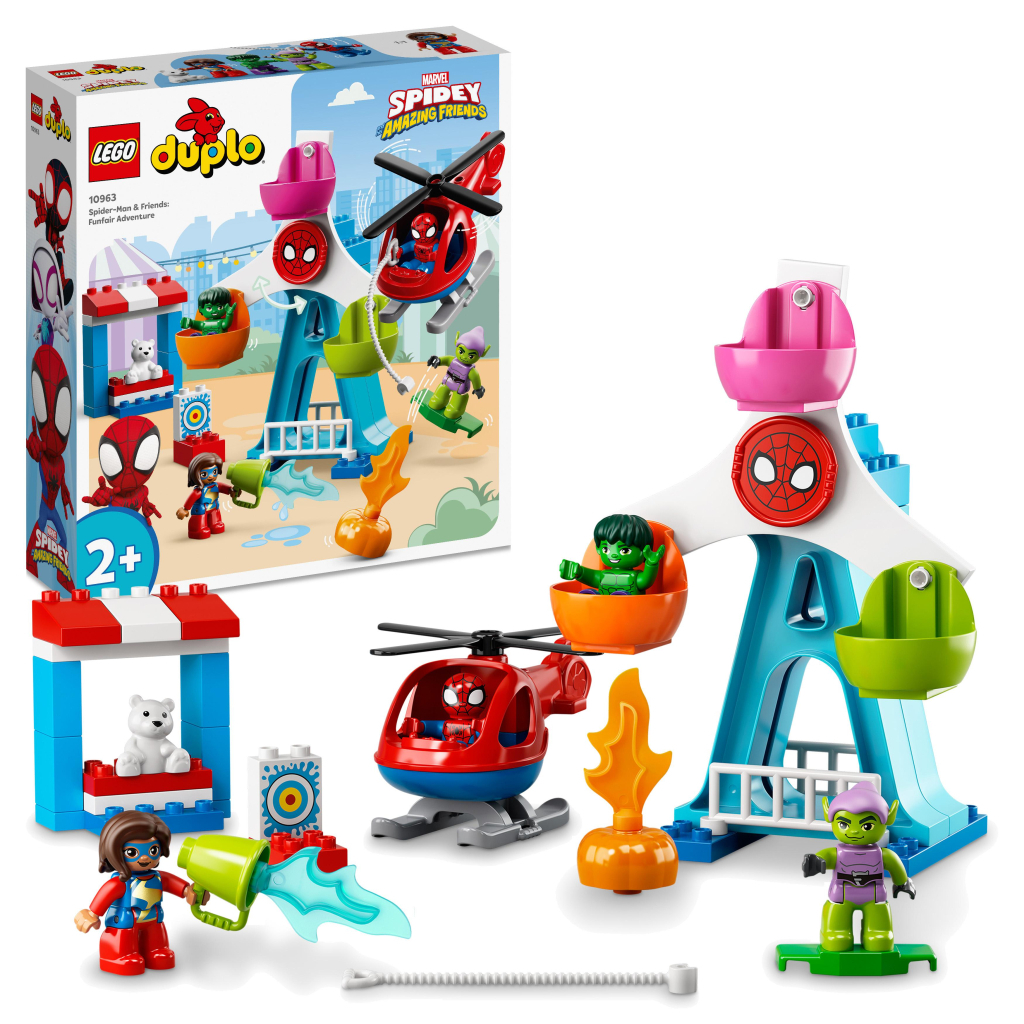 Конструктор LEGO DUPLO Super Heroes Людина-Павук і друзі: Пригоди на ярмарку 41 деталь (10963) - зображення 2