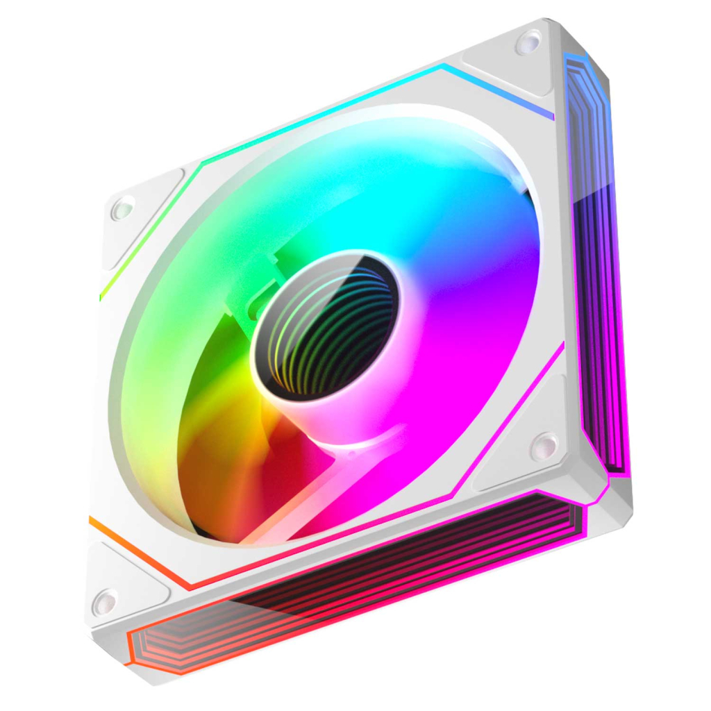 Кулер до корпусу Zezzio PRISM 6 Pro ARGB White - зображення 3