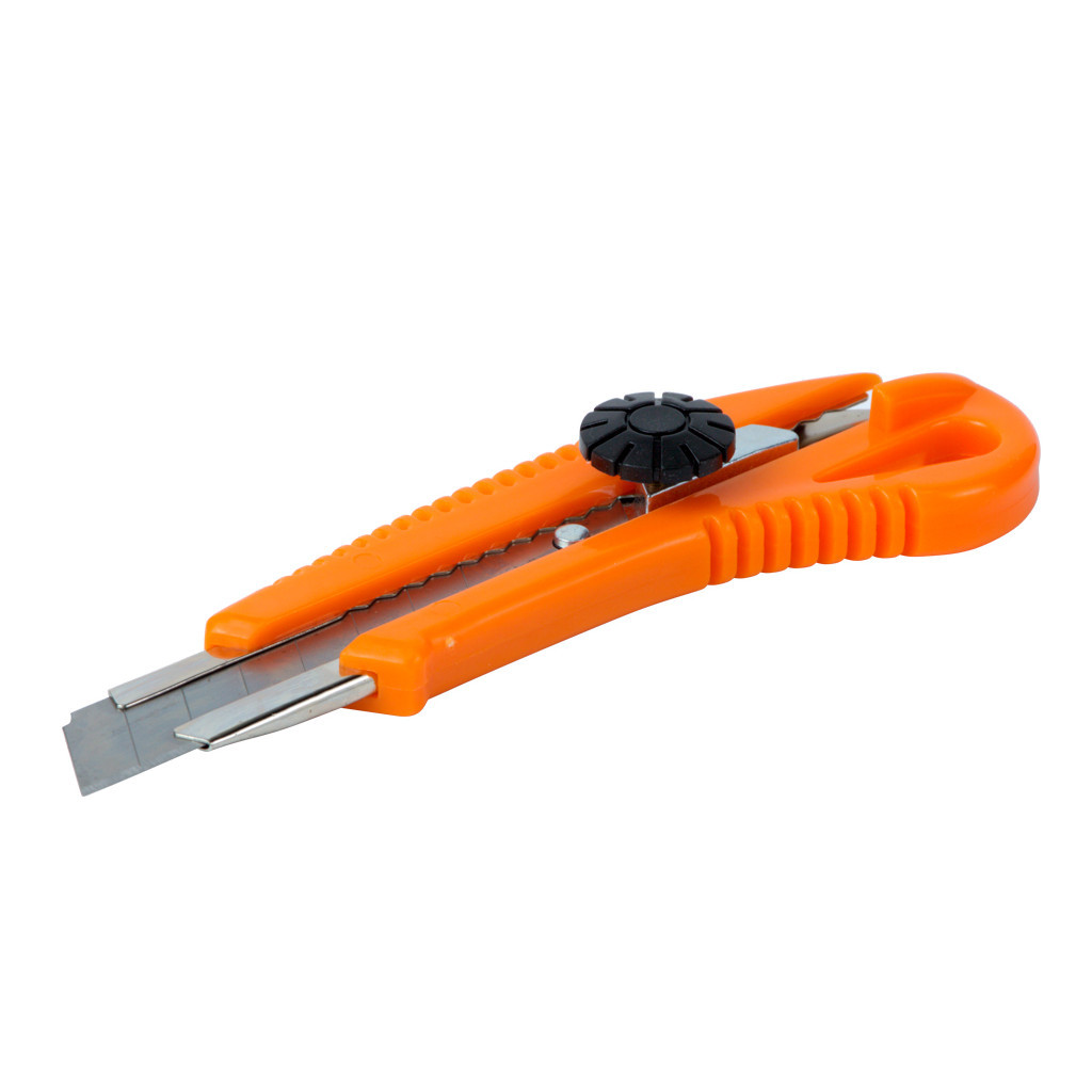 Ніж монтажний Sigma пластиковий корпус, лезо 18мм, гвинтовий замок (8213031) - зображення 2