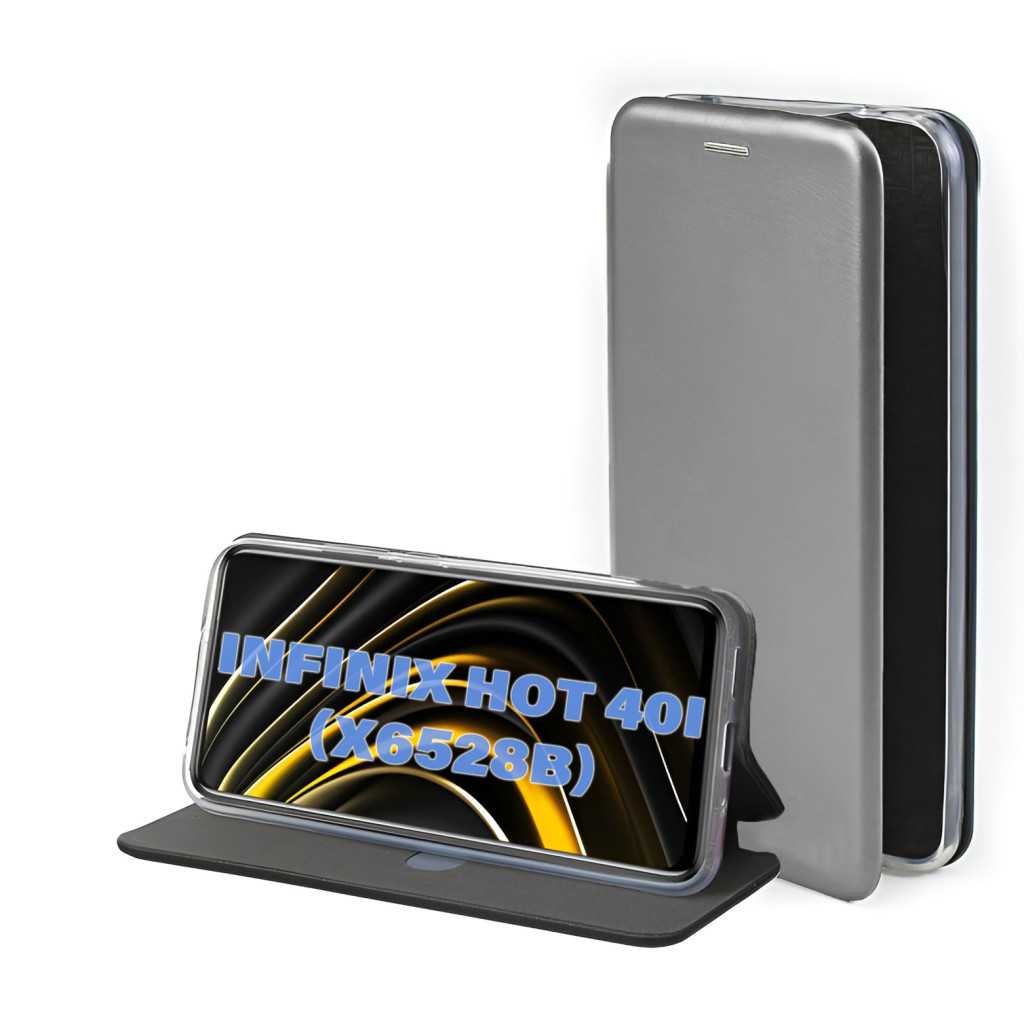 Чохол до мобільного телефона BeCover Exclusive Infinix Hot 40i (X6528B) Gray (711233) - зображення 1