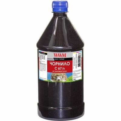 Чорнило WWM Canon IPF-107 1000г Black IPF-107Bk (C67/B-4) - зображення 1