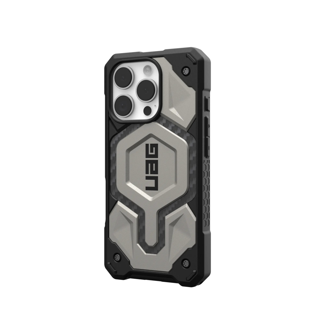 Чохол до мобільного телефона UAG iPhone 16 Pro Monarch Pro Magsafe Titanium (114456113636) - зображення 3