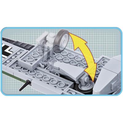 Конструктор Cobi Друга Світова Війна Літак Фокке-Вульф FW-190A-8, 285 деталей (COBI-5535) - зображення 5