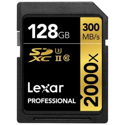 Карта пам'яті Lexar 128GB SDXC class 10 UHS-II U3 (LSD128CRBEU2000R) - зображення 2
