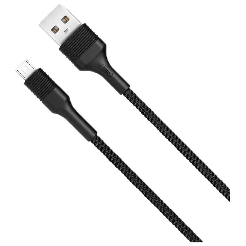 Дата кабель USB 2.0 AM to Micro 5P 1.0m 2.1A black XO (NB51-M-1-BK) - зображення 3