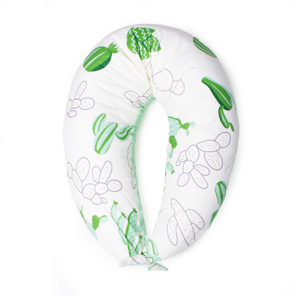 Подушка MirSon для вагітних та годування №8317 Print Line 19-2508 Sabbia Бязь 30х170х20 см (2200006200420) - зображення 2