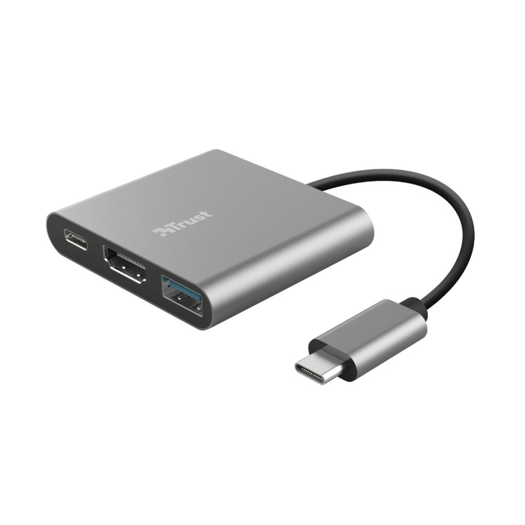 Концентратор Trust Dalyx 3-in-1 Multiport USB-C (23772) - изображение 1