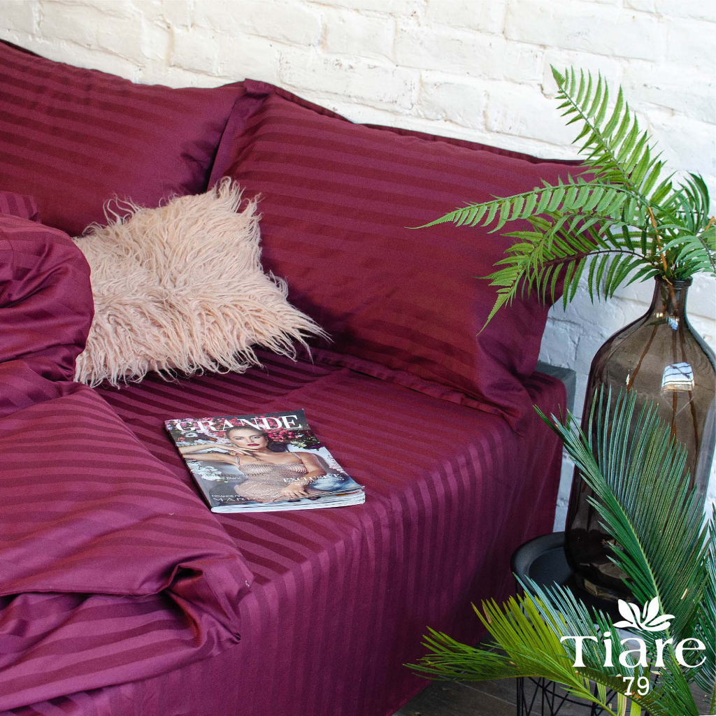 Постільна білизна Tiare 79 Сатин Страйп Кольоровий євро (79_Stripe_ev) - зображення 2