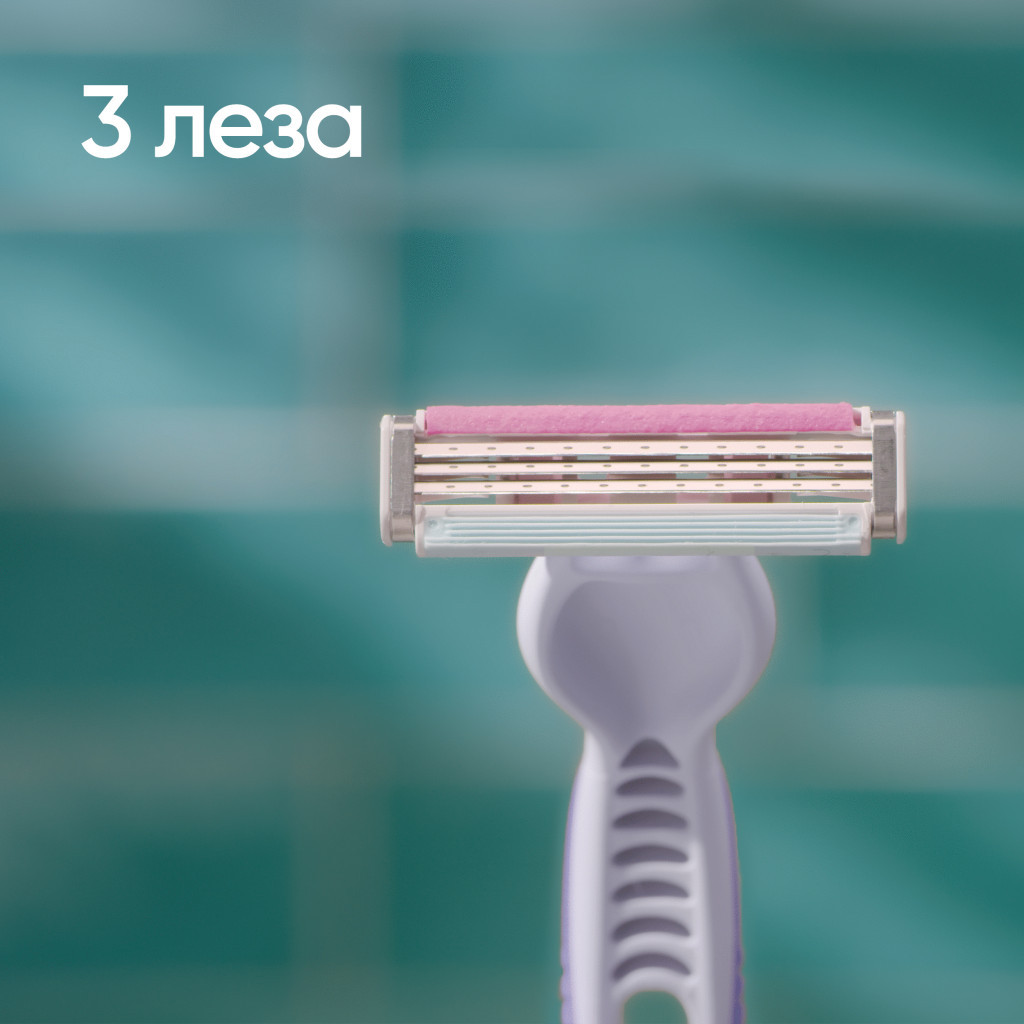 Бритва Gillette Venus 3 Colors 6 шт. (7702018426201) - зображення 4