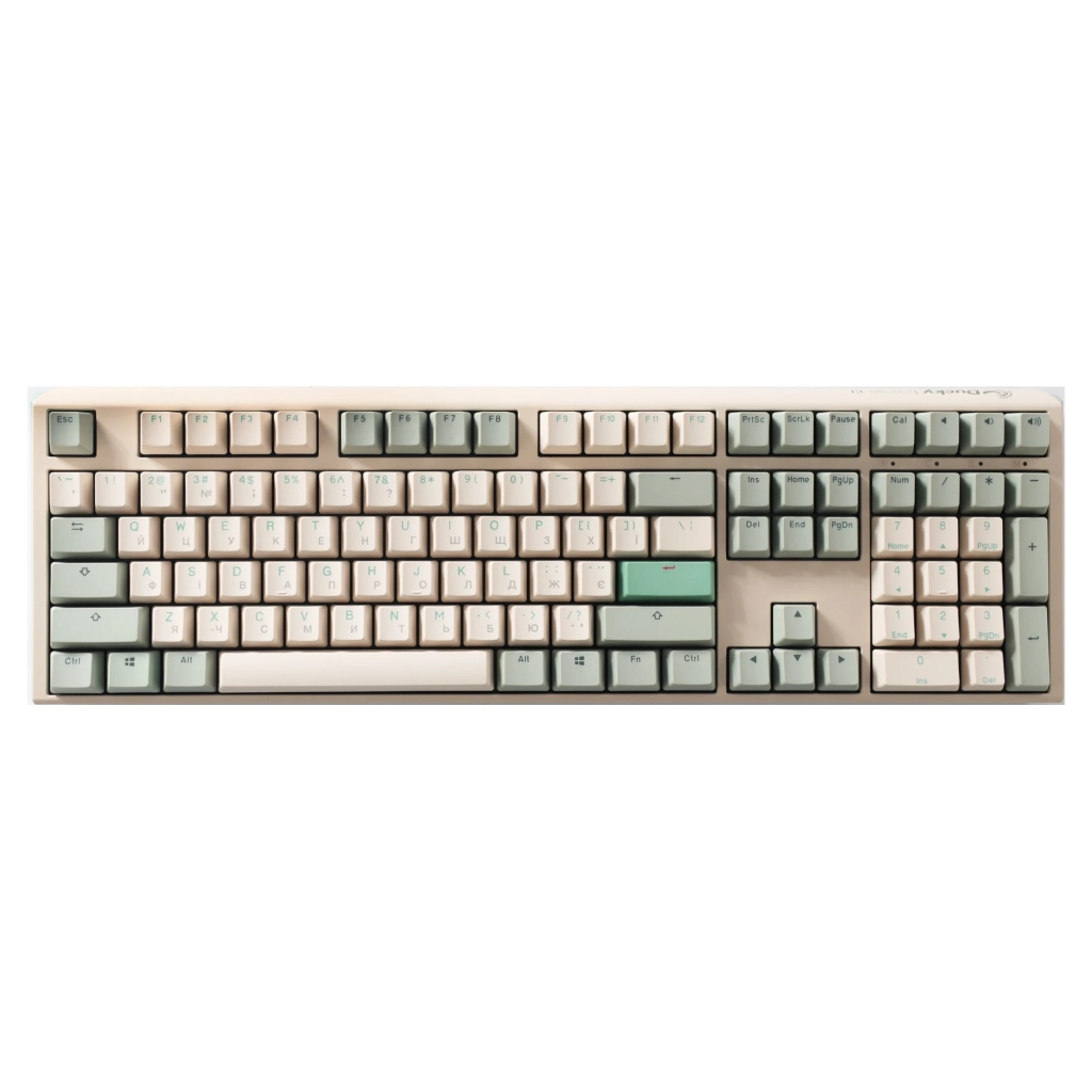 Клавіатура Ducky One 3 Cherry MX Silent Red UA USB Cream (DKON2108-SUAPXМAEGGC1) - зображення 1