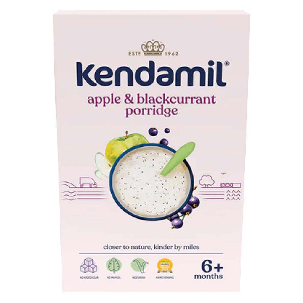 Дитяча каша Kendamil Молочна з яблуком і чорною смородиною з 6 місяців 150 г (92000008) - зображення 1